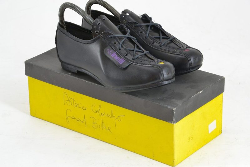 NOS NIB Cinelli Cycling Shoes signed by Antonio Colombo