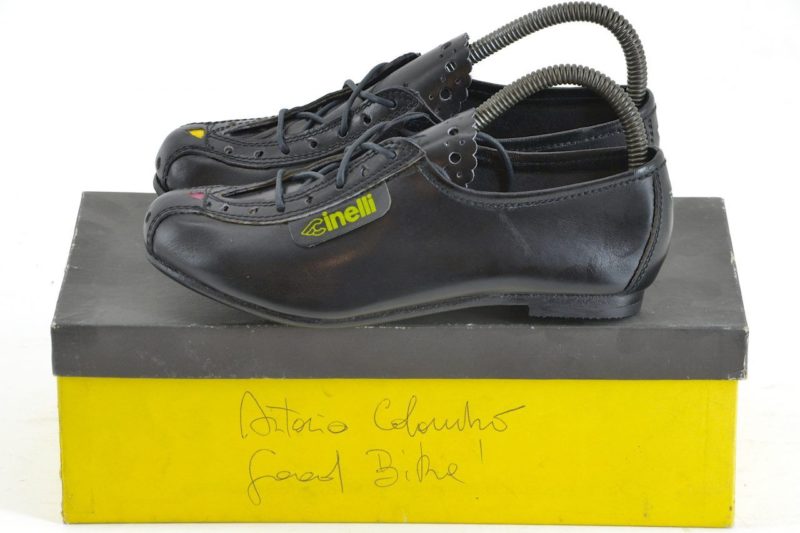 NOS NIB Cinelli Cycling Shoes signed by Antonio Colombo - Image 2