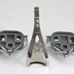 NOS NIB Shimano 600 Ultegra Tricolor PD-6400 Pedals with Toeclips and Cleats - Image 2