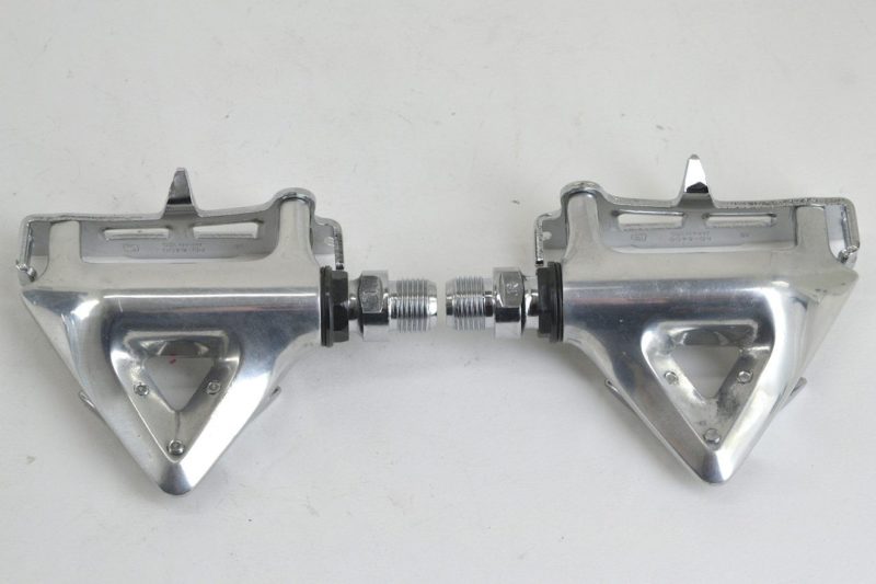 NOS NIB Shimano 600 Ultegra Tricolor PD-6400 Pedals with Toeclips and Cleats - Image 5