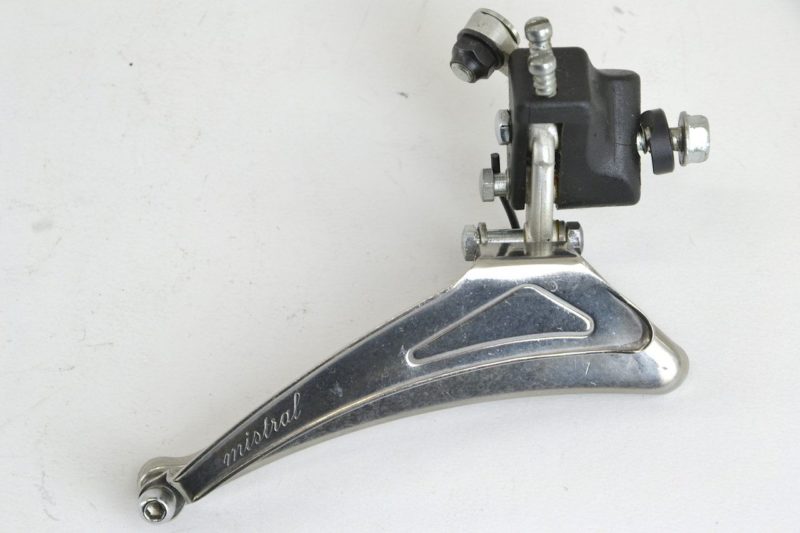 NOS OFMEGA MISTRAL FRONT DERAILLEUR BRAZE-ON