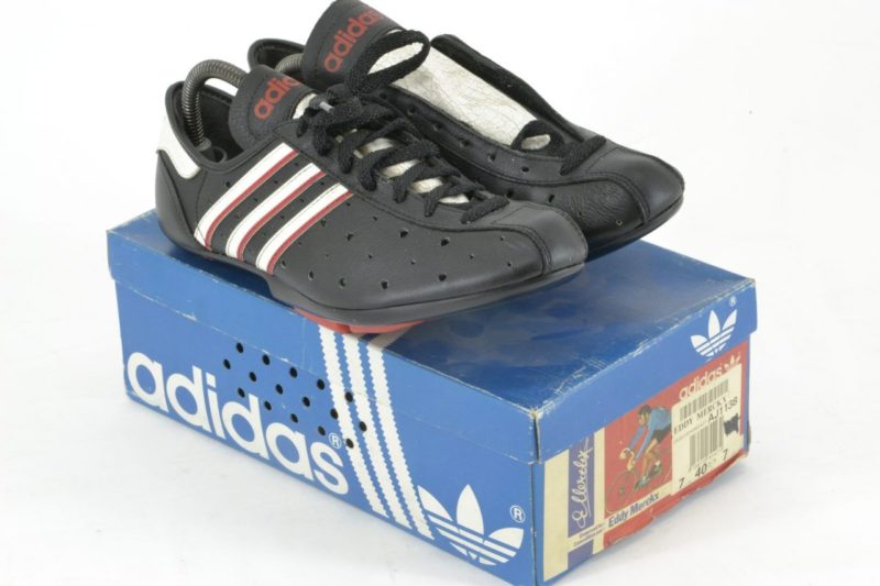 NOS Adidas Eddy Merckx Classic Cycling Shoes Size 40 2/3