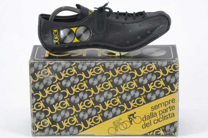 NOS NIB Duegi Leather Cycling Shoes Size 40 - Image 2