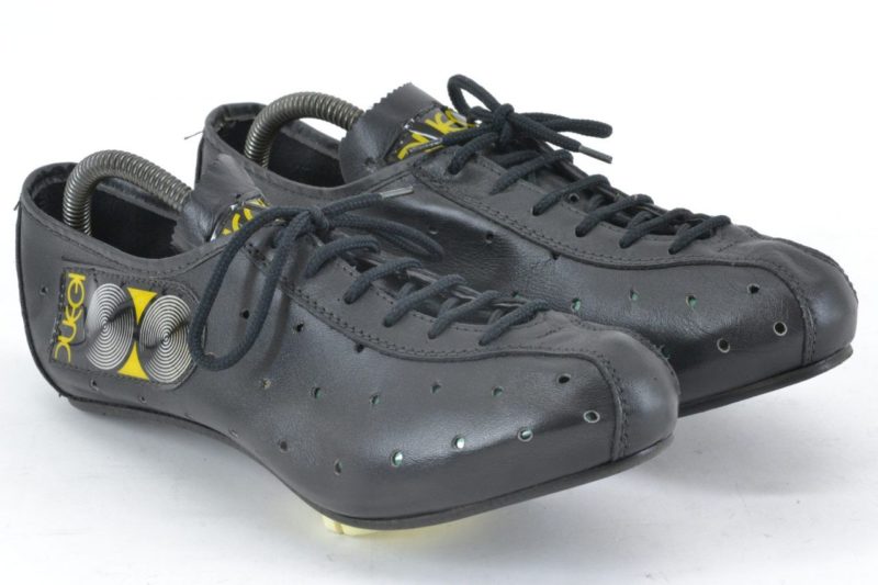 NOS NIB Duegi Leather Cycling Shoes Size 40 - Image 3