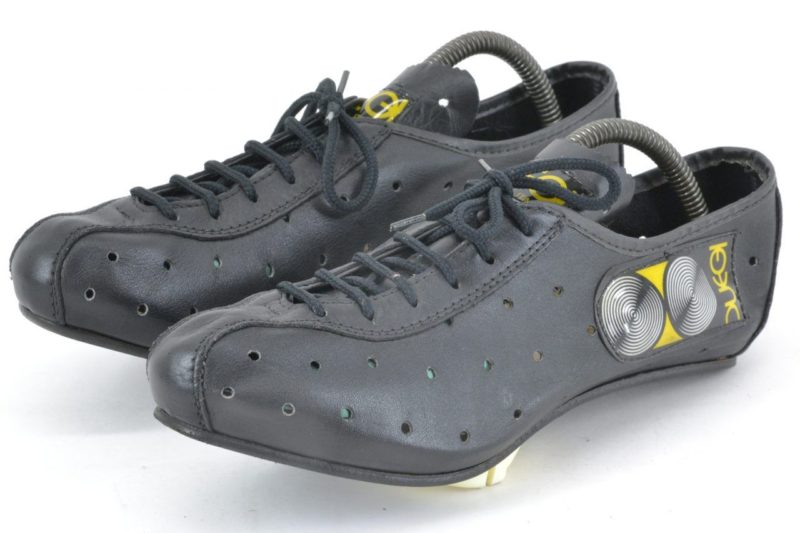 NOS NIB Duegi Leather Cycling Shoes Size 40 - Image 4