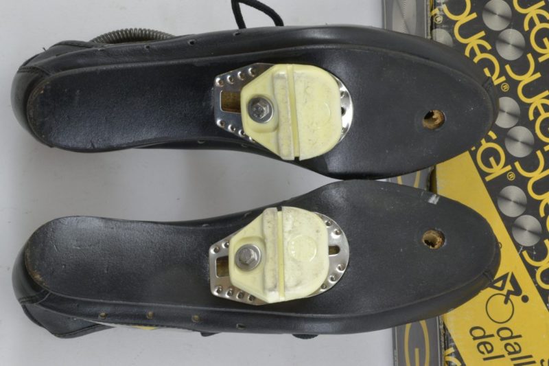 NOS NIB Duegi Leather Cycling Shoes Size 40 - Image 5