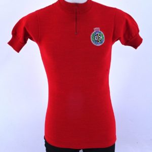 Ciesseci Sport Classic Wool Jersey Red Cicli Berlinetta Size 2 (S)