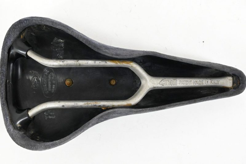 Cinelli Unicanitor Grey Suede Saddle - Image 8