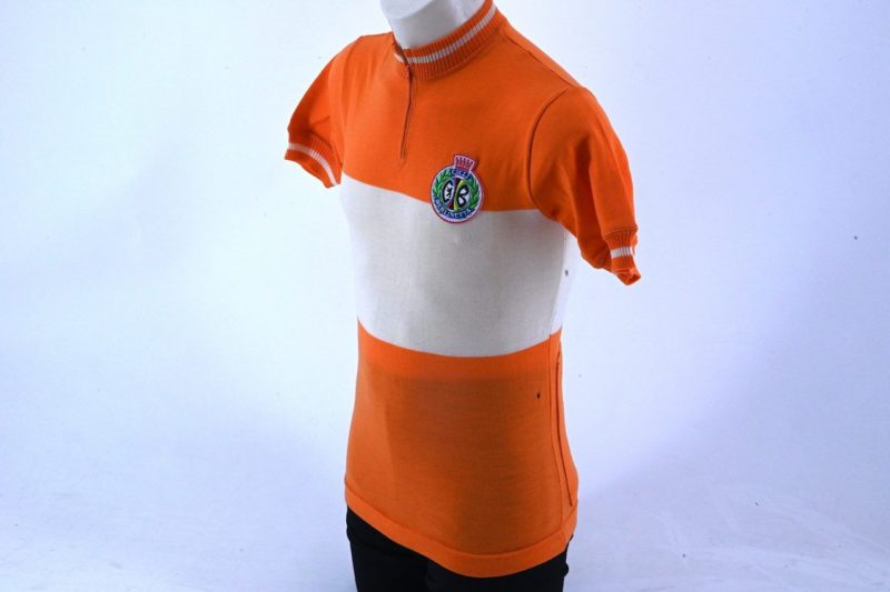 Classic Wool Napoleone Sport Jersey Orange Size 42 - Image 2