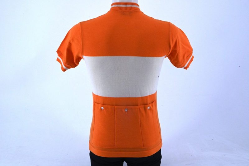 Classic Wool Napoleone Sport Jersey Orange Size 42 - Image 3