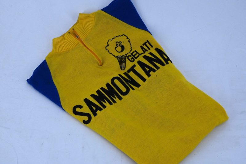 Gelati Sammontana Wool Jersey by Parentini with matching Cycling Cap Size 4 (L) - Image 4