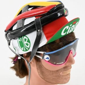 Brancale Hairnet Danish Leather Helmet Black Multi Size57