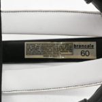 Original Brancale Hairnet/Danish Leather Helmet Black and White - 80s - Image 3