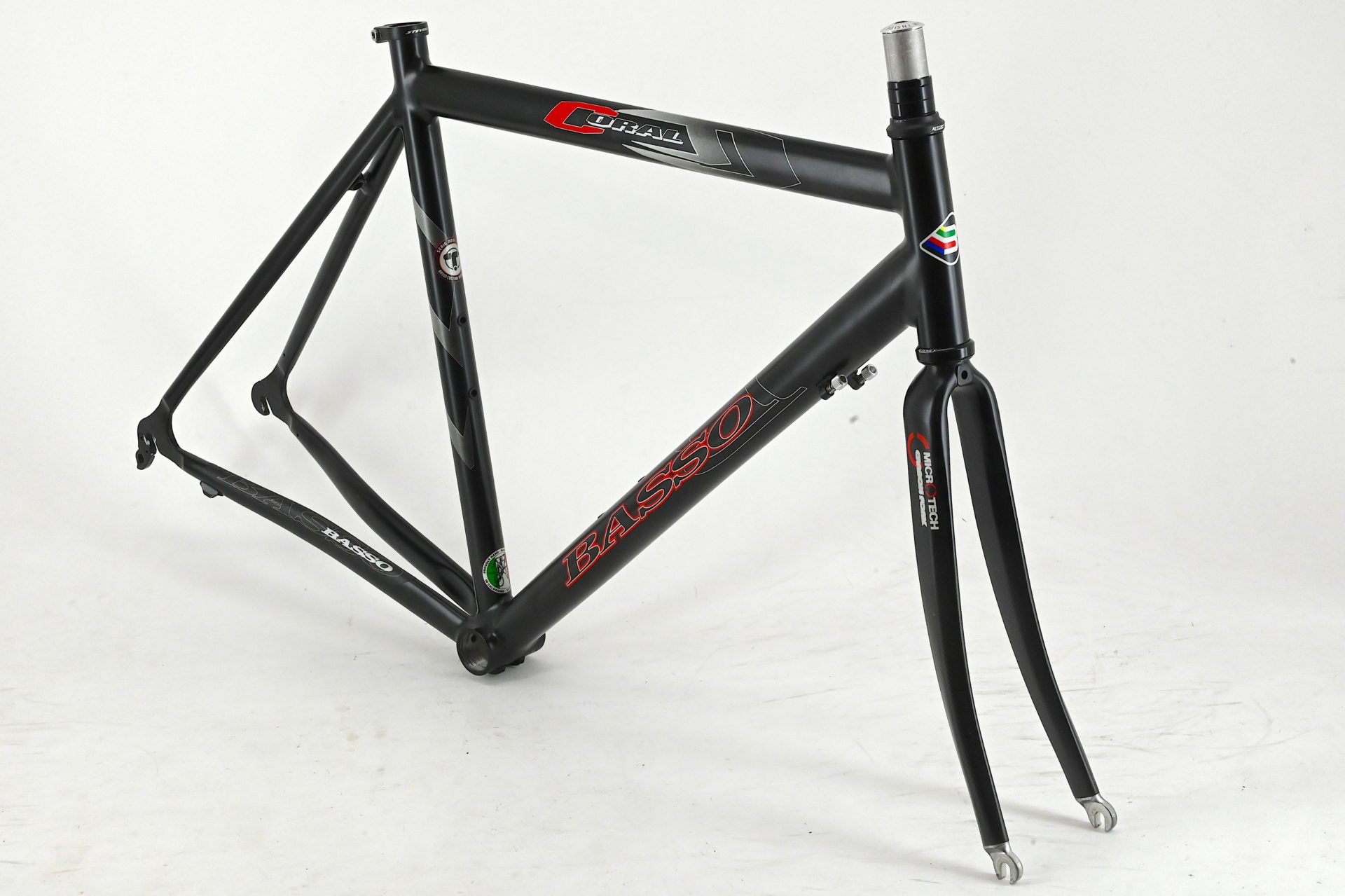 BASSO CORAL ロードバイク NOS Basso Coral Frameset Aluminium Carbon Fibre Fork Size 49