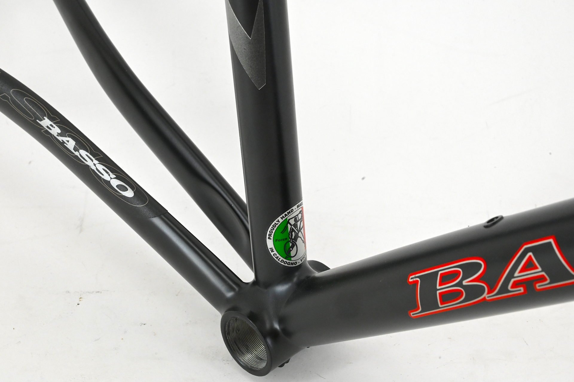 BASSO CORAL ロードバイクフレーム NOS Basso Coral Frameset Aluminium Carbon Fibre Fork Size 49