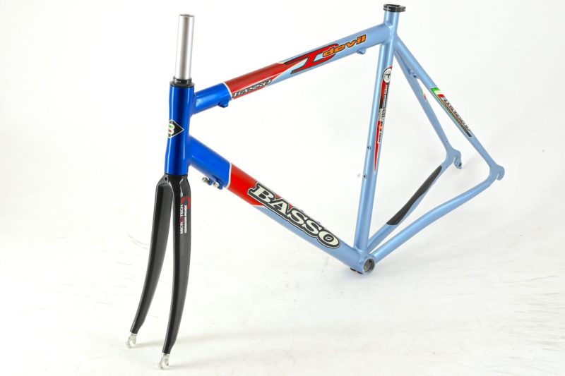 NOS Basso Devil Frameset Carbon Fibre Fork Size 55 - Image 4