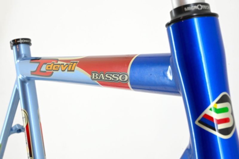 NOS Basso Devil Frameset Carbon Fibre Fork Size 55 - Image 7