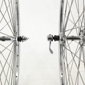 Paire De Roues Campagnolo Record 36 Trous - Jantes Rigida Ryde Clincher - Vintage 80s