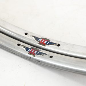 NISI PROFESSIONAL 36 HOLE DRILLED SILVER RACE RIM TUBULAR