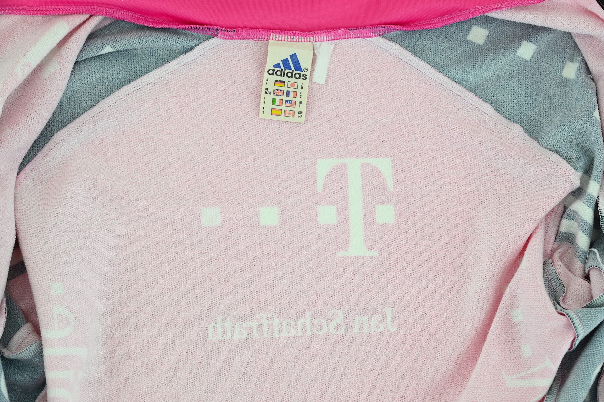 Team Telekom Adidas Jersey Original Jan Schaffrath Size 4 - Image 5
