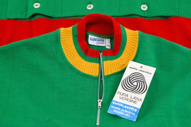Classic Cicli Berlinetta Wool Jersey by Napoleone Sport Size 42 - Image 6