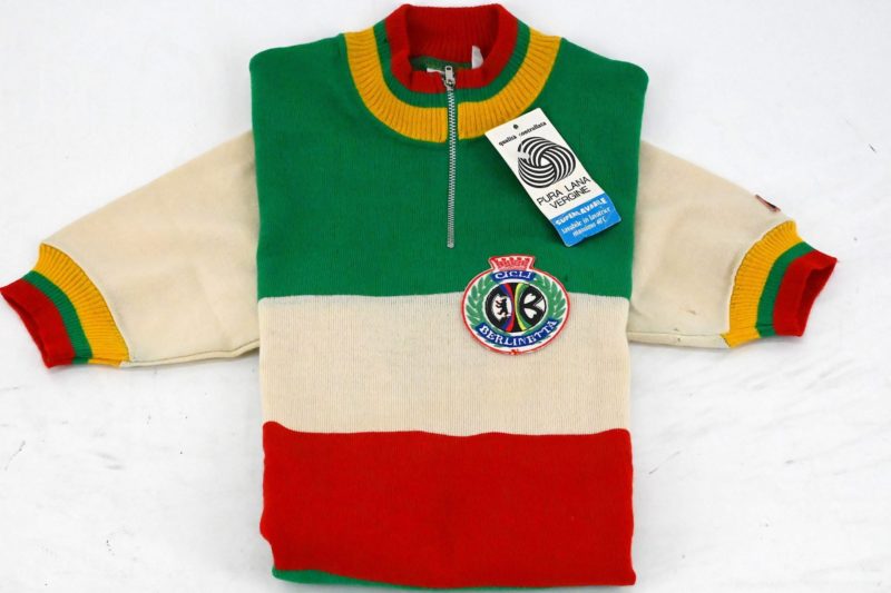 Classic Cicli Berlinetta Wool Jersey by Napoleone Sport Size 42 - Image 3