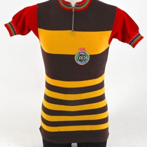 Classic Cicli Berlinetta Wool Jersey Brown/Yellow Size 2