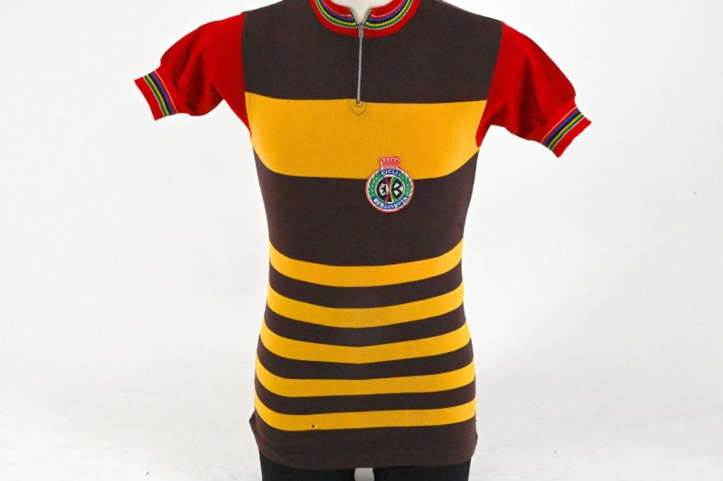 Classic Cicli Berlinetta Wool Jersey Brown/Yellow Size 2