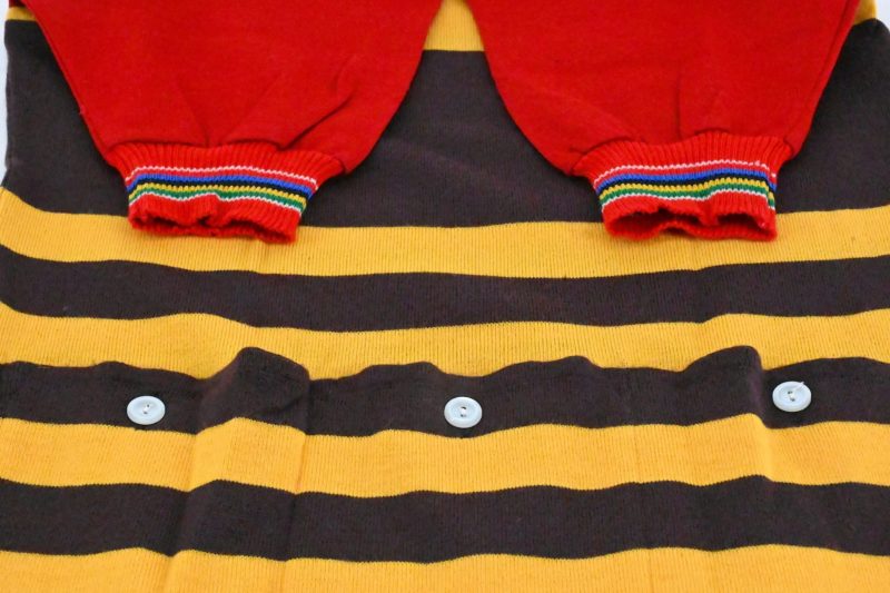 Classic Cicli Berlinetta Wool Jersey Brown/Yellow Size 2 - Image 6