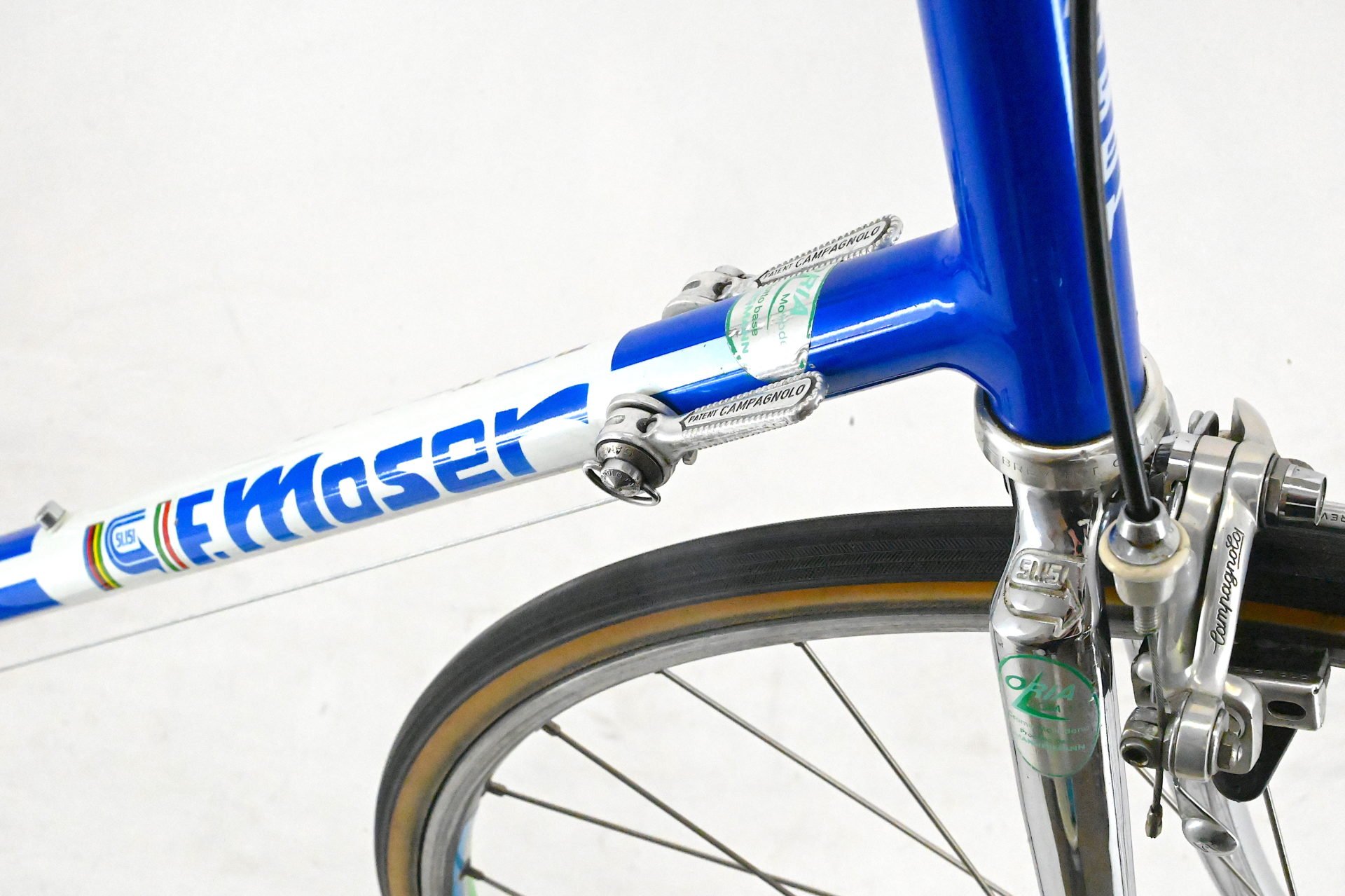 Francesco Moser Leader Ex Dietrich Thurau Campagnolo C-Record Cobalto Size 59 - Image 18