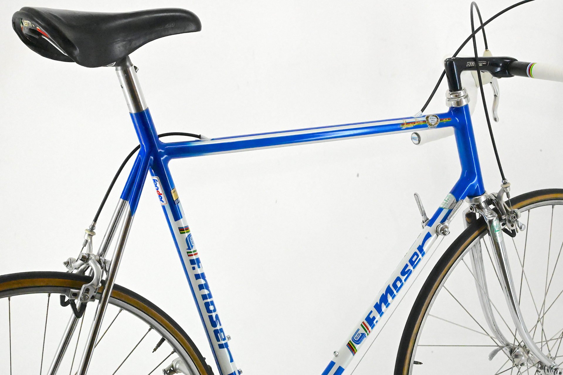 Francesco Moser Leader Ex Dietrich Thurau Campagnolo C-Record Cobalto Size 59 - Image 2