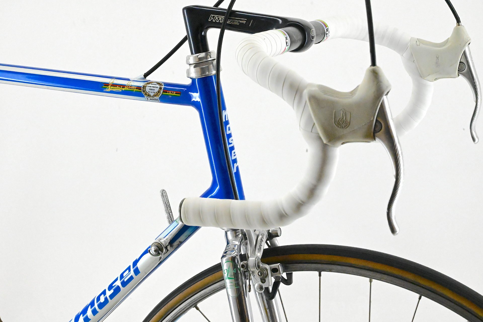 Francesco Moser Leader Ex Dietrich Thurau Campagnolo C-Record Cobalto Size 59 - Image 3
