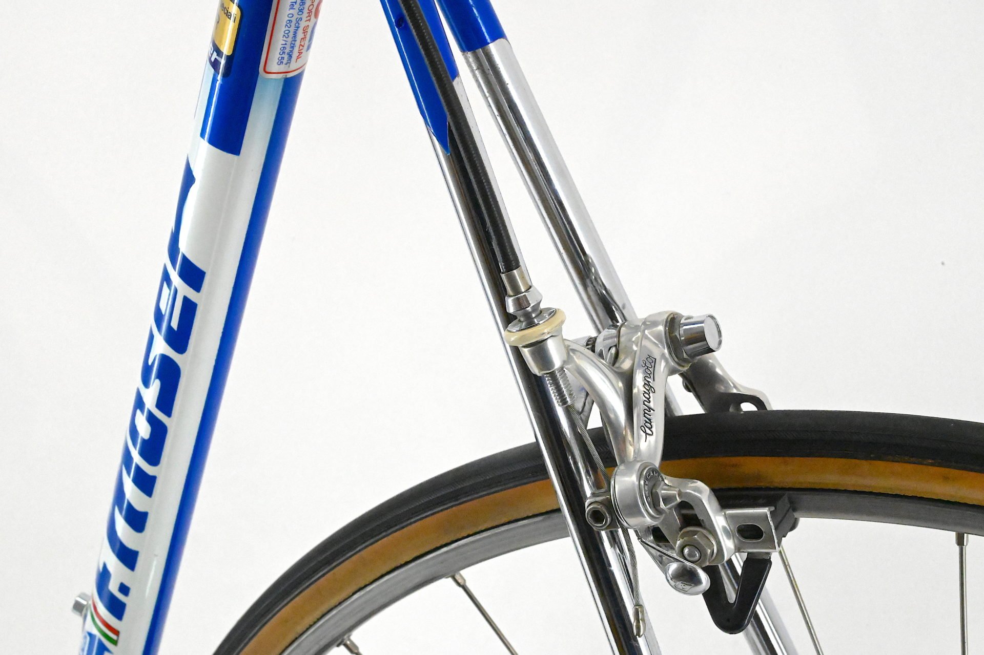 Francesco Moser Leader Ex Dietrich Thurau Campagnolo C-Record Cobalto Size 59 - Image 25