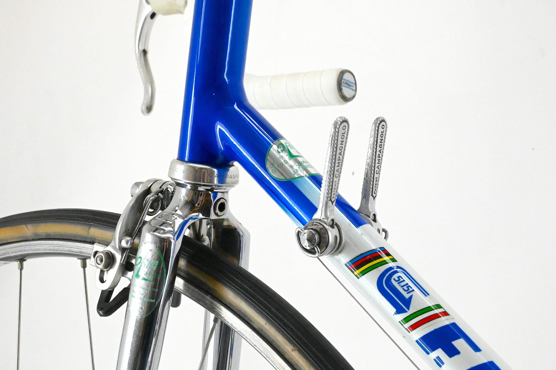 Francesco Moser Leader Ex Dietrich Thurau Campagnolo C-Record Cobalto Size 59 - Image 26