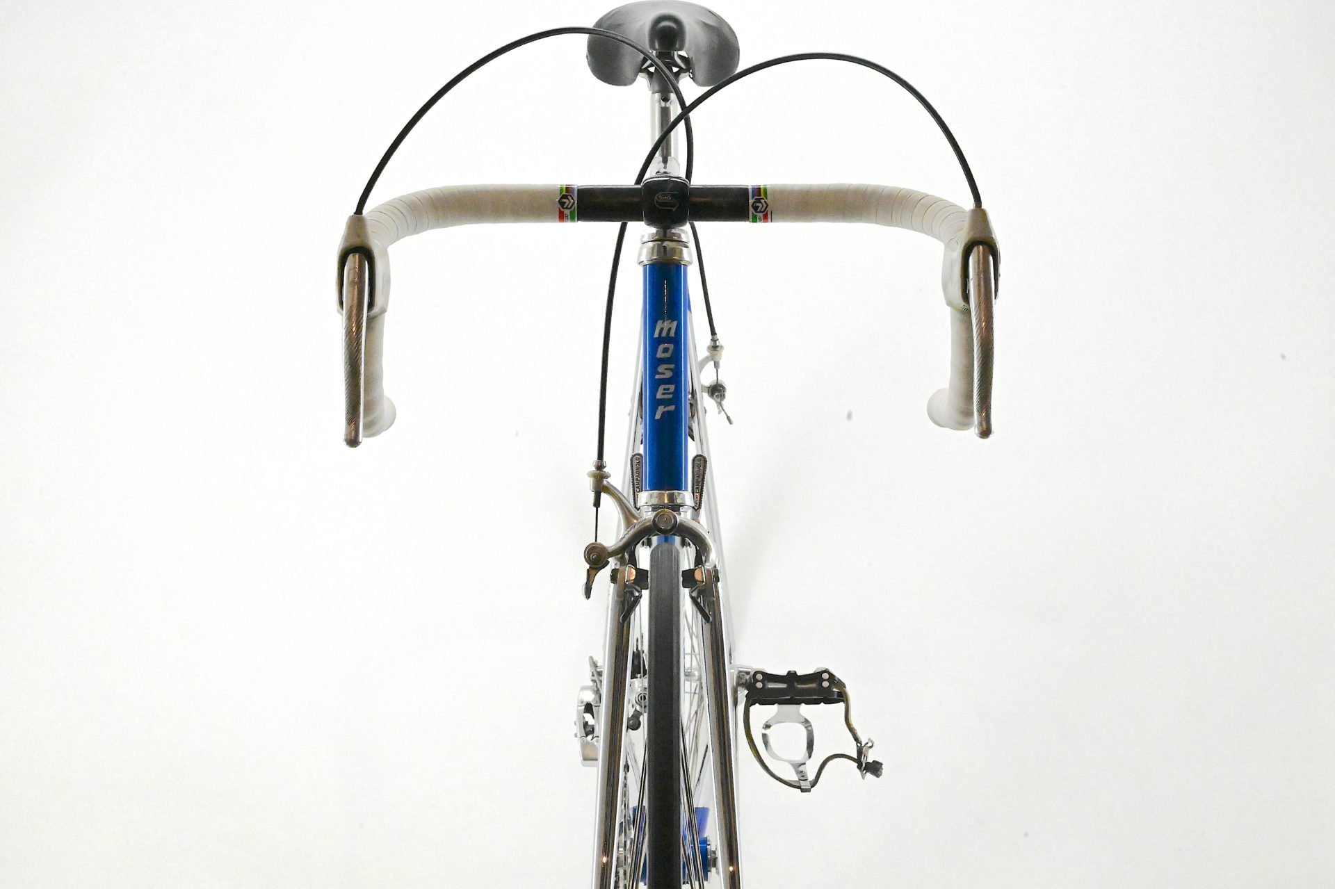 Francesco Moser Leader Ex Dietrich Thurau Campagnolo C-Record Cobalto Size 59 - Image 8