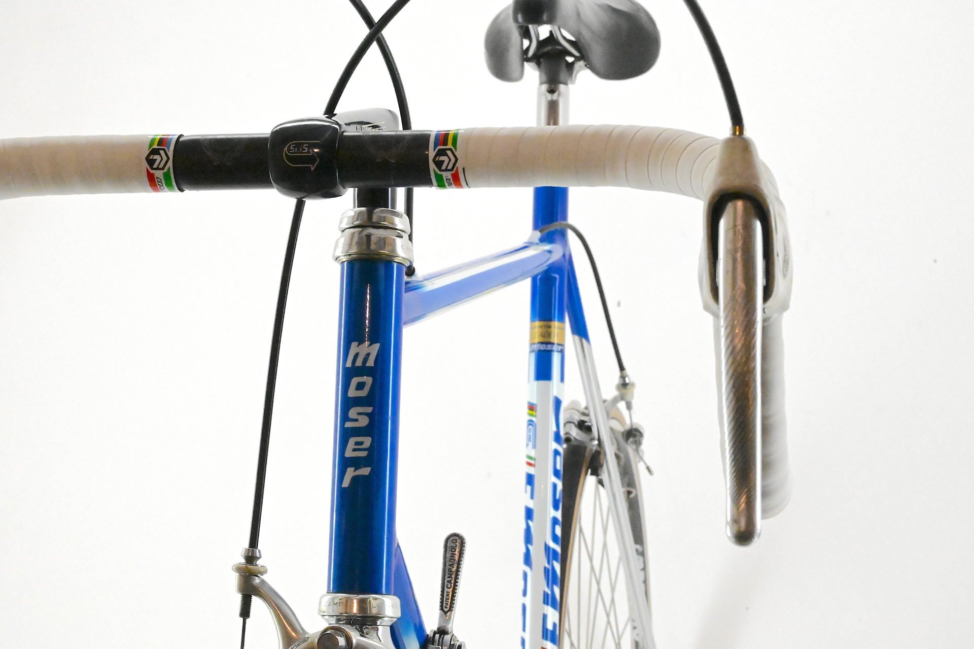 Francesco Moser Leader Ex Dietrich Thurau Campagnolo C-Record Cobalto Size 59 - Image 6