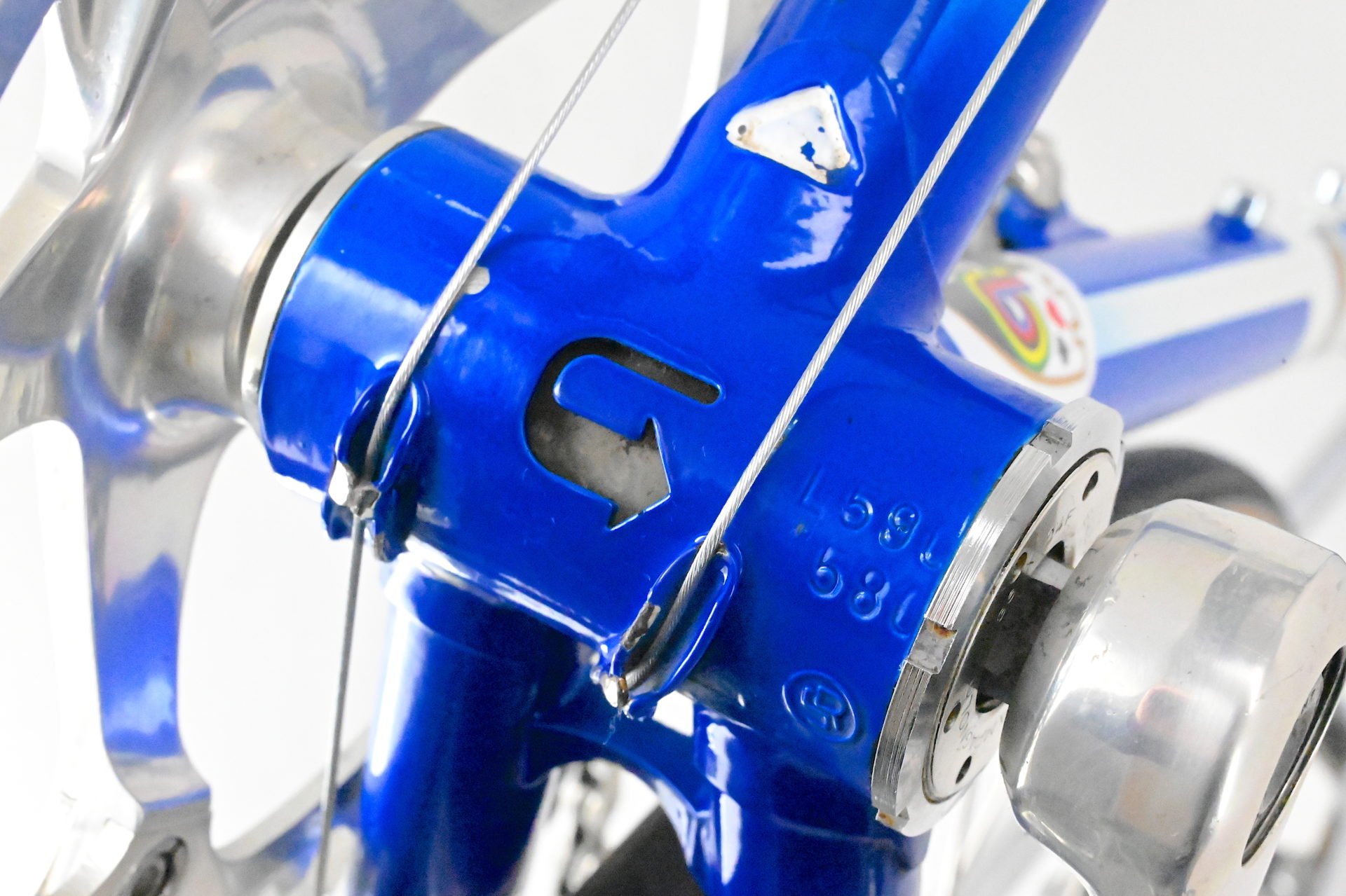 Francesco Moser Leader Ex Dietrich Thurau Campagnolo C-Record Cobalto Size 59 - Image 35