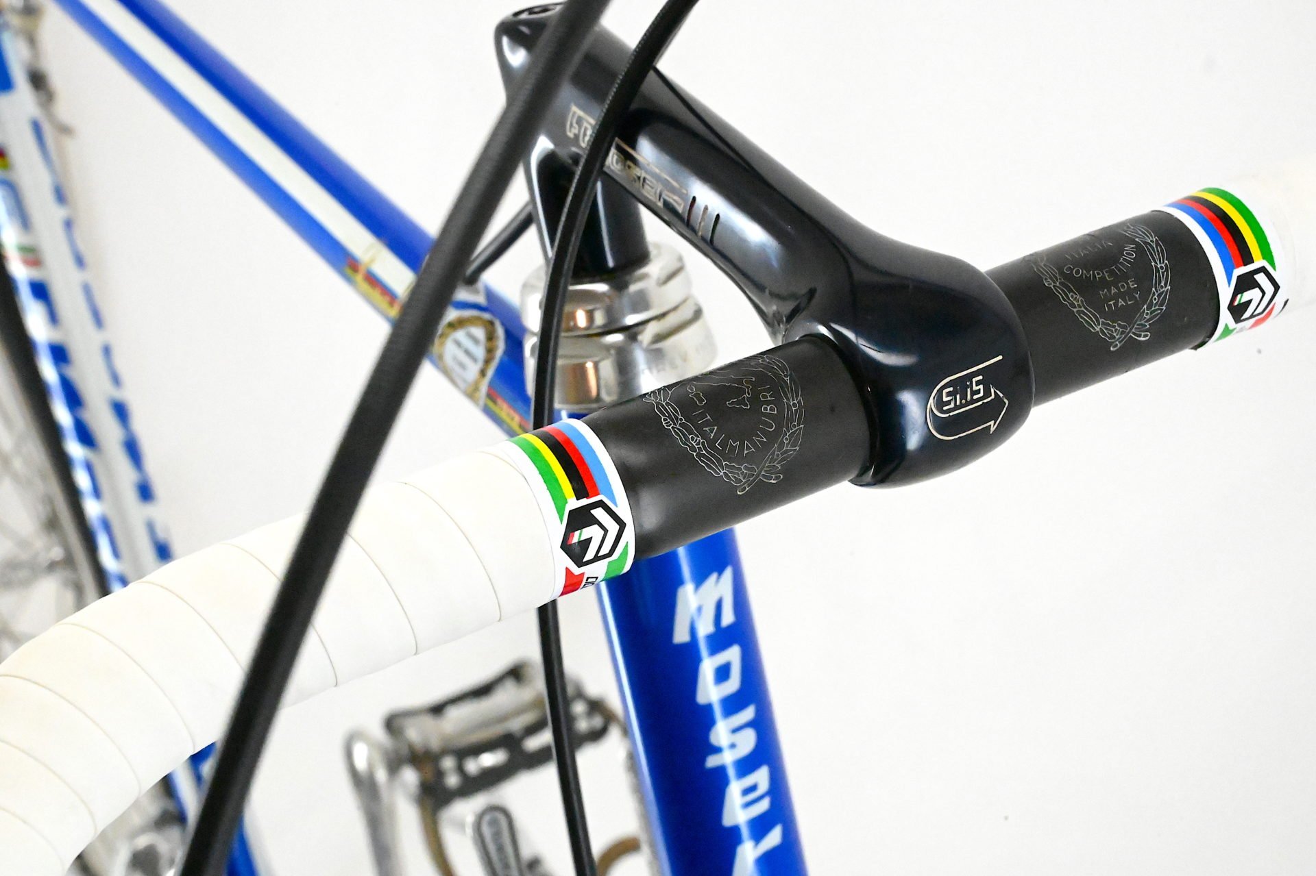 Francesco Moser Leader Ex Dietrich Thurau Campagnolo C-Record Cobalto Size 59 - Image 13