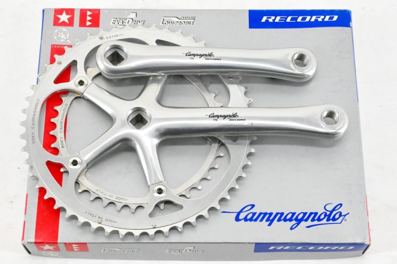NOS Campagnolo Record 8-Speed Cranks 170mm 52/39 Teeth - Image 2