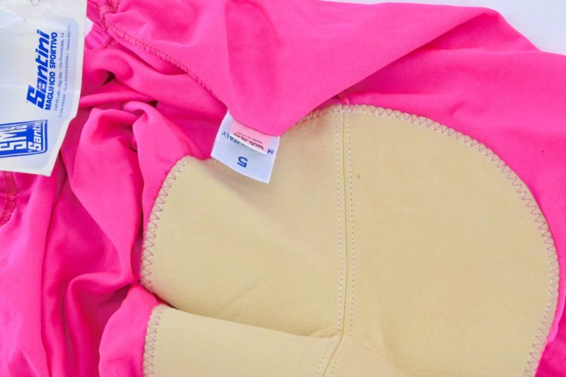 NOS Santini Cycling Shorts Neon Pink Size 5 - Image 4