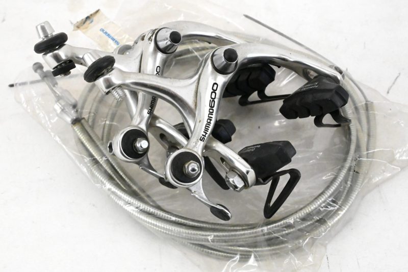 NOS NIB Shimano 600 Brakes Set with Cables BR-6208 - Image 5