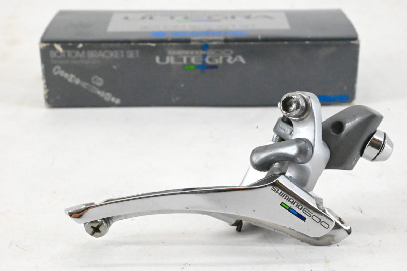 Shimano 600 Tricolor FD 6400 Front Derailleur Braze On