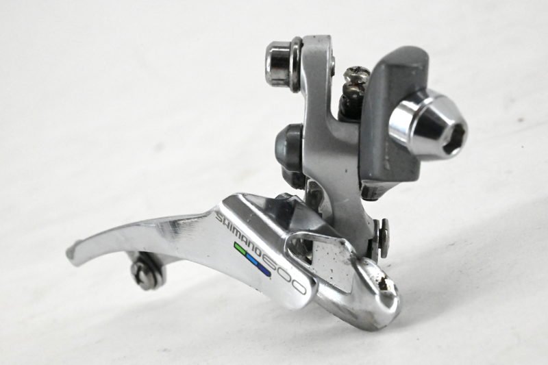 Shimano 600 Tricolor FD 6400 Front Derailleur Braze On - Image 2