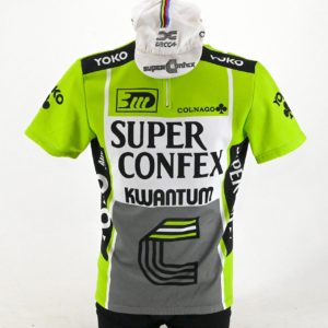 Team Superconfex Kwantum Colnago Jersey with Cycling Cap