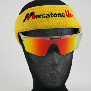 NOS Mercatone Uno Medeghini Headband 1994 Cipollini Yellow