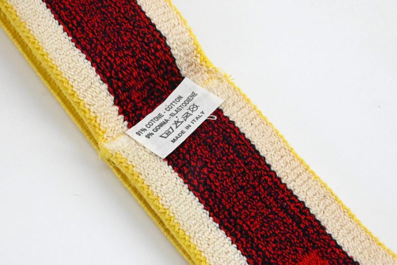 NOS Mercatone Uno Medeghini Headband 1994 Cipollini Yellow - Image 4