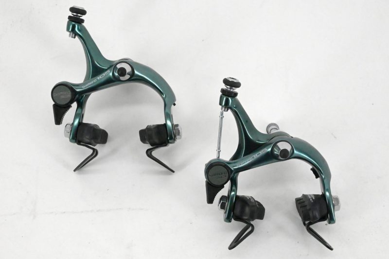 NOS Shimano 105 BR-1050 Brakes Green Anodized - Image 2