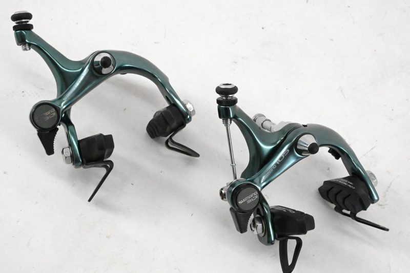 NOS Shimano 105 BR-1050 Brakes Green Anodized - Image 3