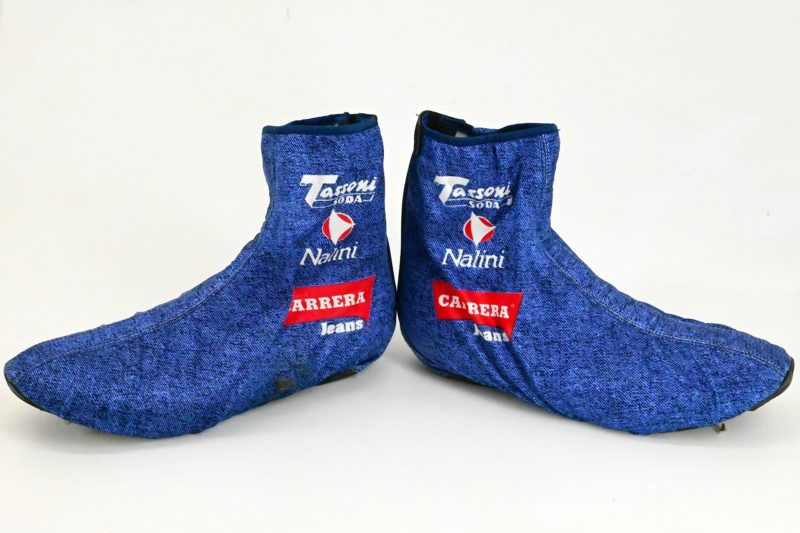 Nalini Team Carrera Winter Overshoes Jeans Design - Image 2