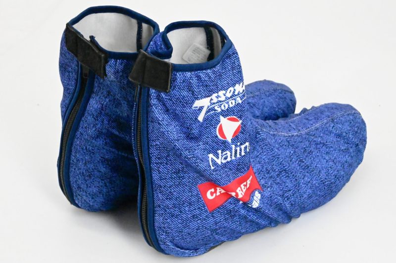 Nalini Team Carrera Winter Overshoes Jeans Design - Image 3